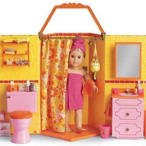 American Girl Julie Bathroom AND extras
